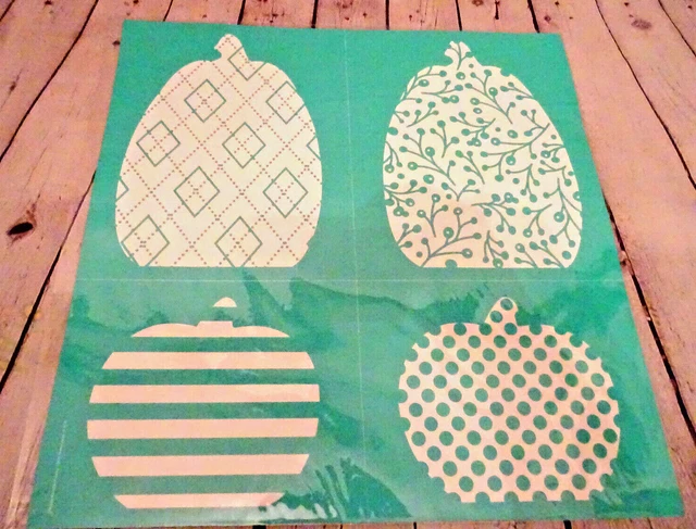 NUEVOS patrones de calabaza de transferencia de alta costura 18x18 talla D