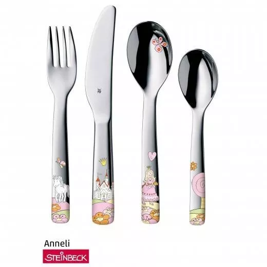 WMF Kinderbesteck Set 4-tlg. Prinzessin Anneli