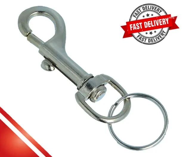 Metal Belt Clip Hook Keyring | Hipster Kaychain Keyring | Wallet Holder Ring..