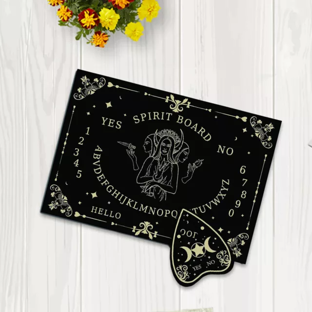 Divination Tools Black Ouija Boards Acrylic for Birthday Party Family Gatherings