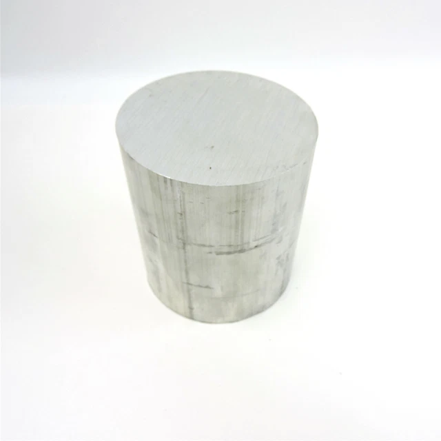 4.75" diameter 6061 Solid Aluminum ROUND Bar 5.375" Long Lathe Stock sku 299332