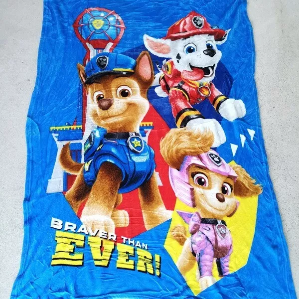 Kids All Season Paw Patrol Fur Fluffy Fleece Mink Blanket Polar Throw Soft