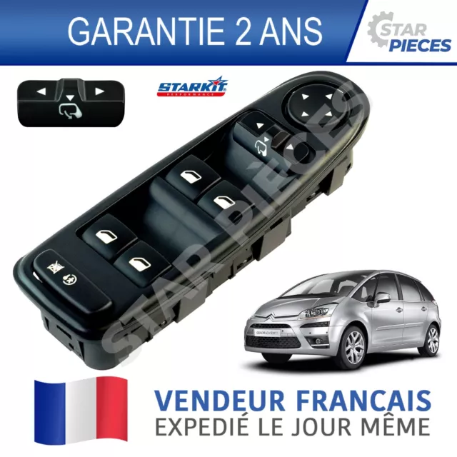 Commande Leve Vitre Avant Gauche Citroen C4 Picasso 2006-2013 6554Yh 96639383Zd