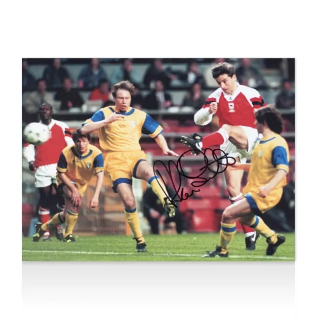 Alan Smith Signed Arsenal Photo - UEFA Cup Winners Cup - Arsenal v Parma