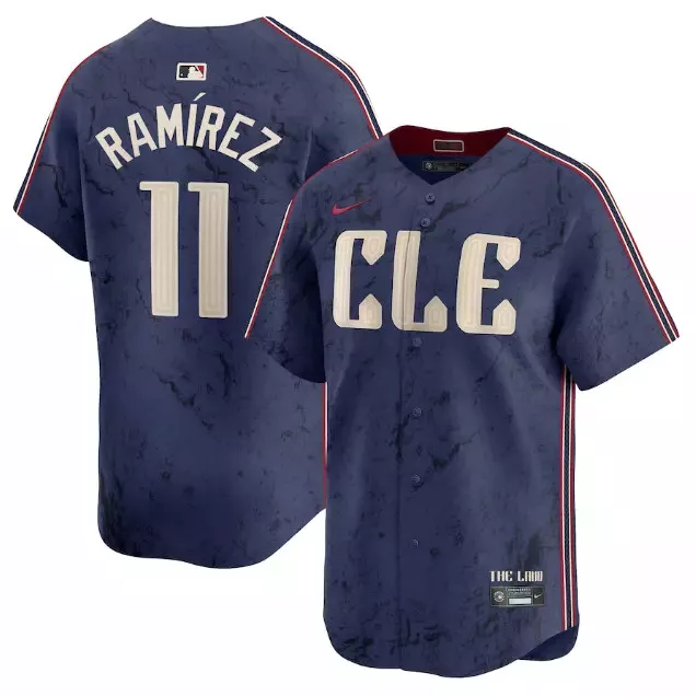 JOSÉ RAMÍREZ 11 Cleveland Guardians 2024 City Connect MEN Stitched