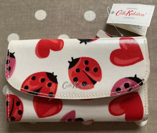 Cath Kidston Lovebugs Ladybird Design Purse/Wallet. NWT Please read description