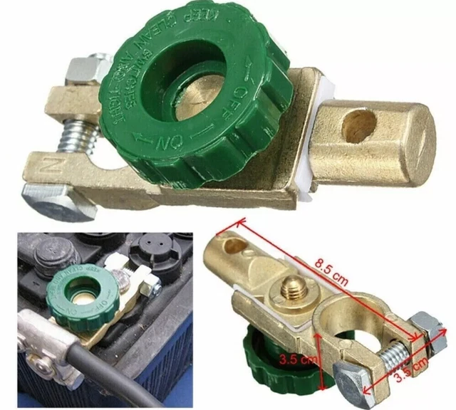 MORSETTO STACCABATTERIA ANTIFURTO STACCA BATTERIA AUTO BARCA