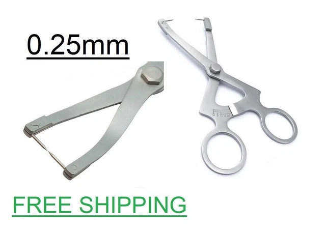 Dental Bone Ridge Mapping Measure Caliper 0.25mm Dental Surgical Instrument