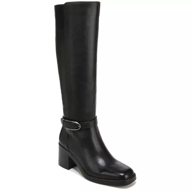 Naturalizer Womens Elliot Leather Square Toe Knee-High Boots Shoes BHFO 9119