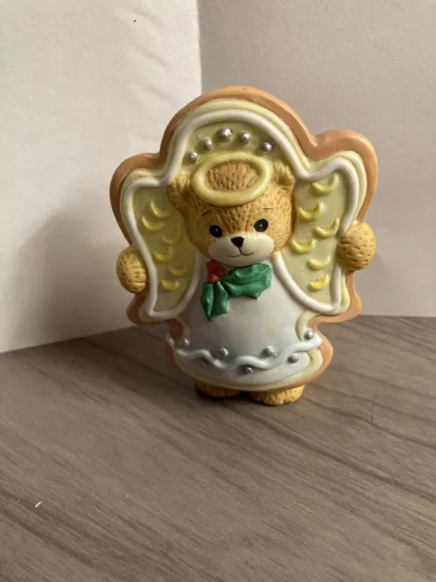 Lucy & Me Christmas Angel Cookie Bear Lucy Rigg ENESCO 1992
