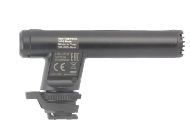 Sony ECM-GZ1M Gun Zoom Mikrofon mit Windschutz