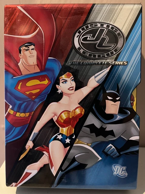 Justice League Complete Series DVD Tin Set - DC Animated Movie - Batman Superman