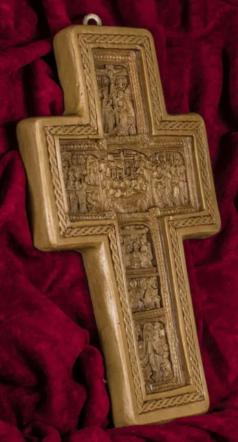 Christian Greek Russian Orthodox Cross Crucifix Jesus Christ Mount Athos wax 3
