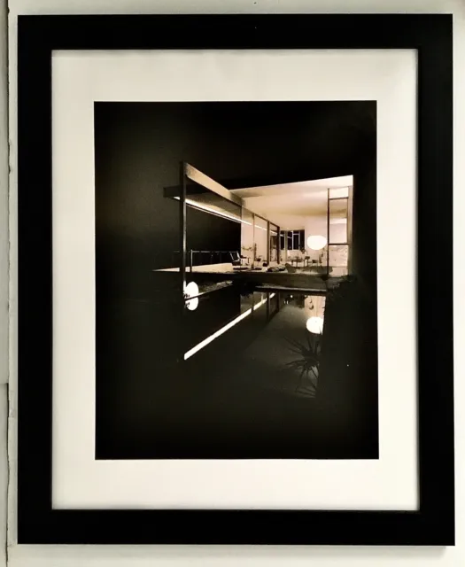 Richard Neutra's Chuey House Signed Julius Shulman Photograph