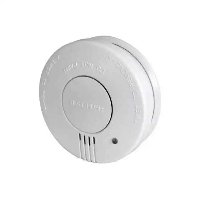 Alarma contra incendios fotoeléctrica detector de humo para el hogar sensor de gas función de silencio óptico