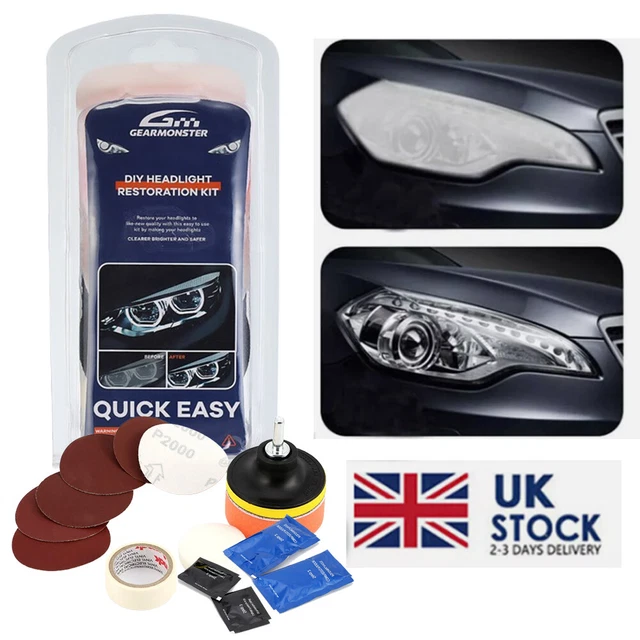 Car Headlight Lens Restoration Repair Kit Polishing Cleaner Car Headlight Lens Restoration Repair Kit Polishing Cleaner