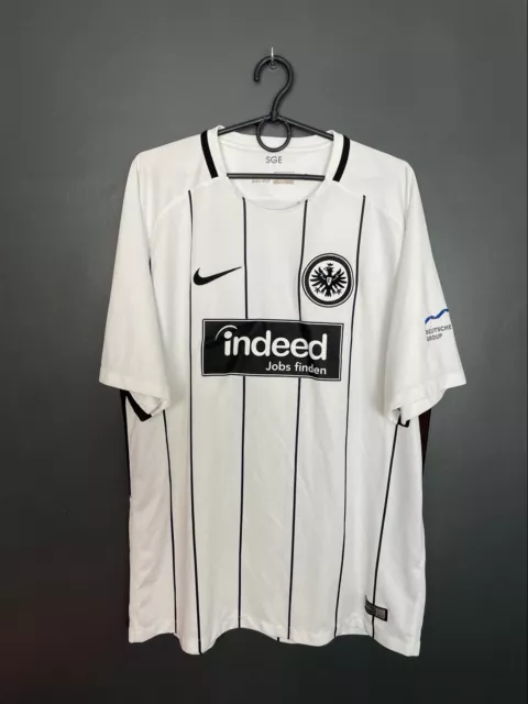 Eintracht Frankfurt 2017/2018 Home Football Shirt Nike Soccer Jersey Size Xl