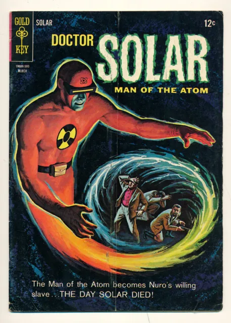 Gold Key Comics Doctor Solar Man Of The Atom Issue #11 The Day Solar Died! VG/FN