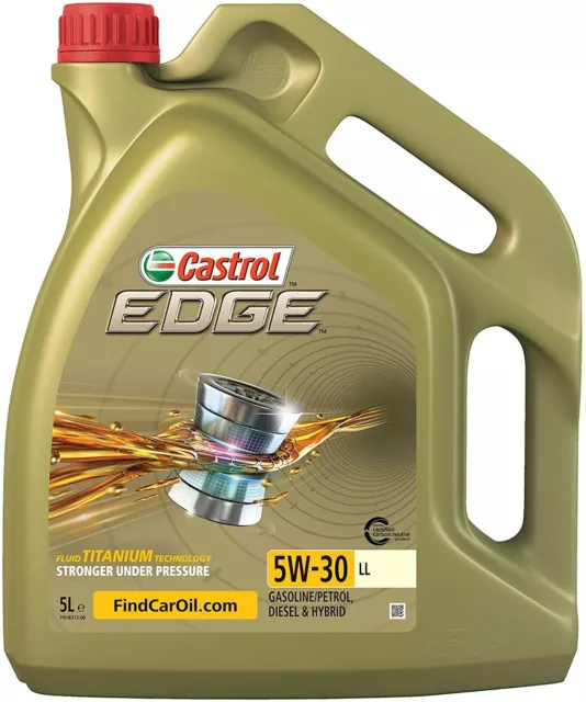 Castrol Edge Fluid Titanium 5 L Liter 5W-30 Ll Motor-Öl Premium Motoren-Öl