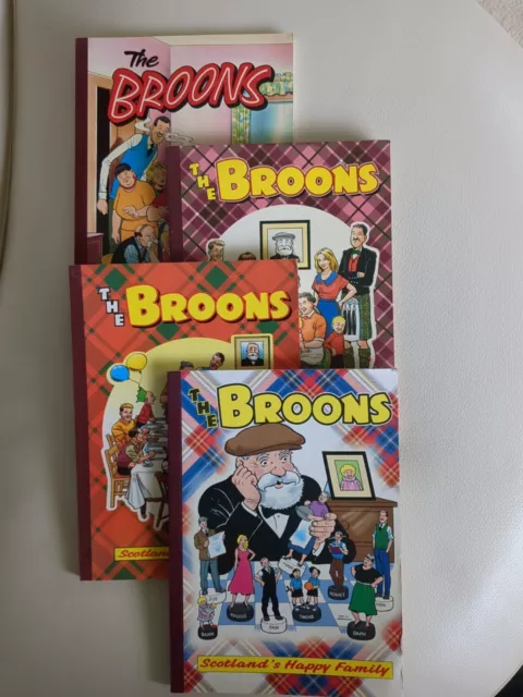 The Broons Four Vintage Annuals - 1991, 1995, 1997 & 1999  (D.C.Thomson &Co)