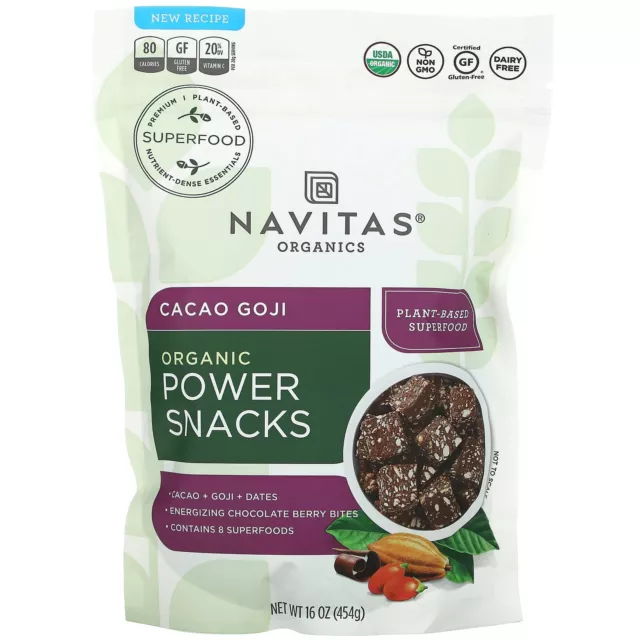 Organic Power Snacks, Cacao Goji, 16 oz (454 g)