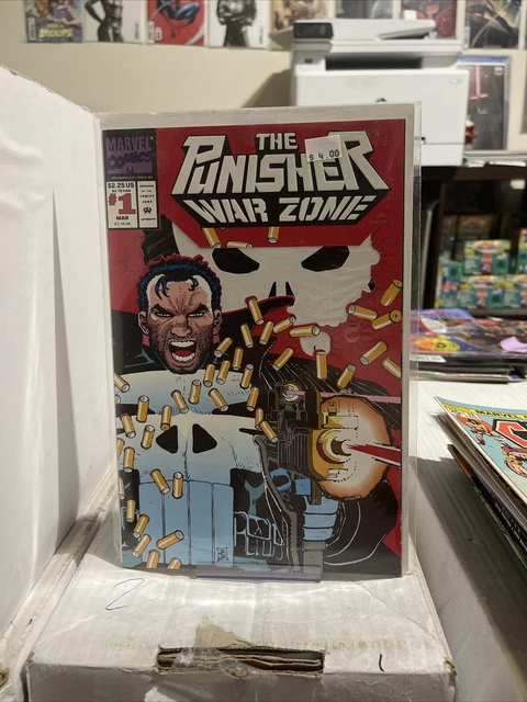 The Punisher: War Zone #1 | Die Cut Cover | Marvel Comics