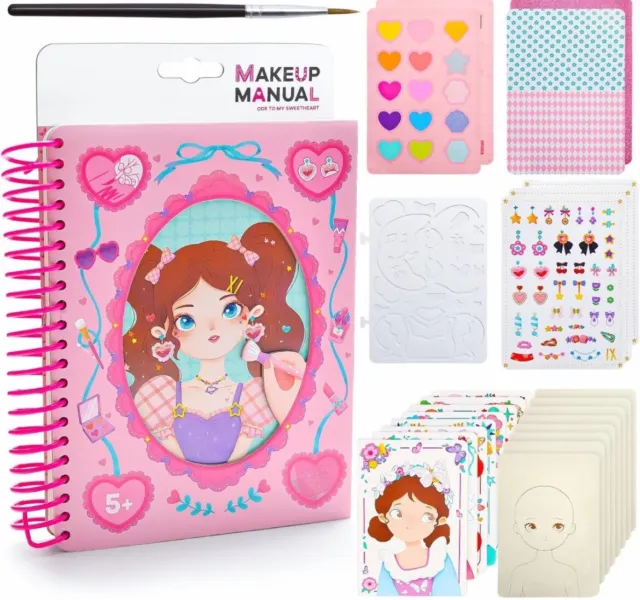 Children Fantasy Fashion Series Princess Makeup Manual Book