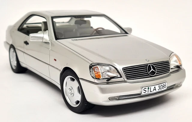 Modèle Réduit 1:18 Mercedes Classe S 600 SEC Coupé (C140) 1992 - Cult Scale Models - Neuf