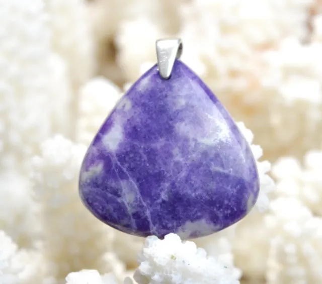 Sugilite 43.5 carats - pendentif cabochon pierre naturelle - Afrique du Sud