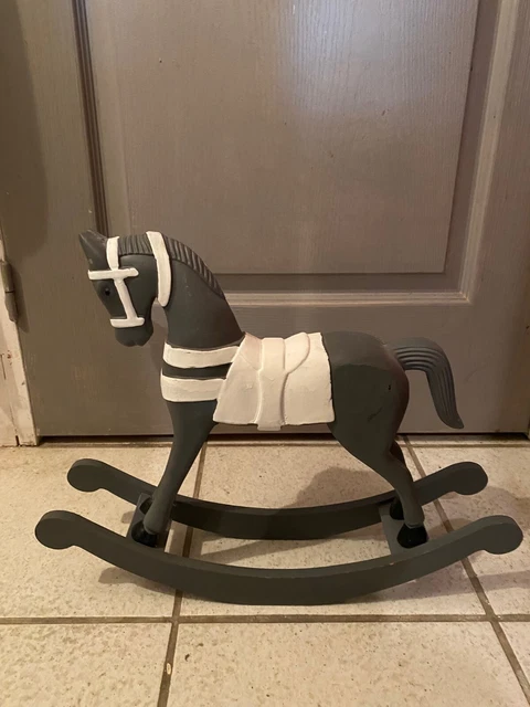 Ancien Cheval à Roulettes En Carton Bouilli - Jouet D'enfant Vintage 1920 - France