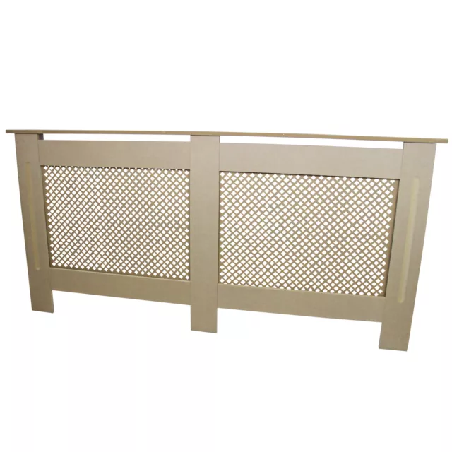 Cache Radiateur en MDF Naturel Personnalisable de 172cm x 82cm x 18,8cm