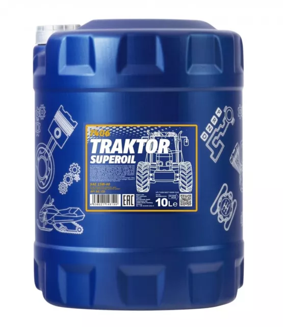 MANNOL Traktor Superoil Huile moteur 15W-40 10L