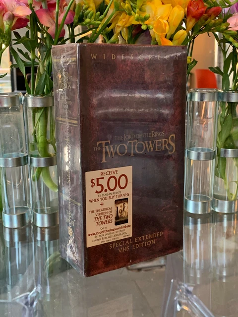 THE LORD OF the rings "THE two towers" special extended vhs edition ...