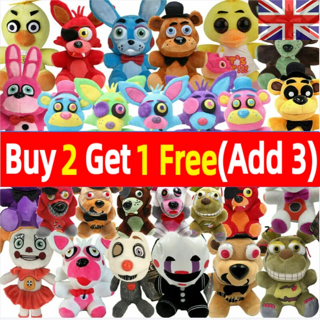 FNAF PLUSH DOLL Five Nights at Freddy's Plushie Toy Plush Bear Foxy ...