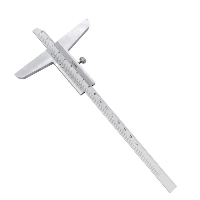 Jauge De Hauteur Précise En Aluminium - Outil Multifonction Pour Travail Du Bois, Scie à Table, Routeur, Réglage Profondeur Et Hauteur Lame