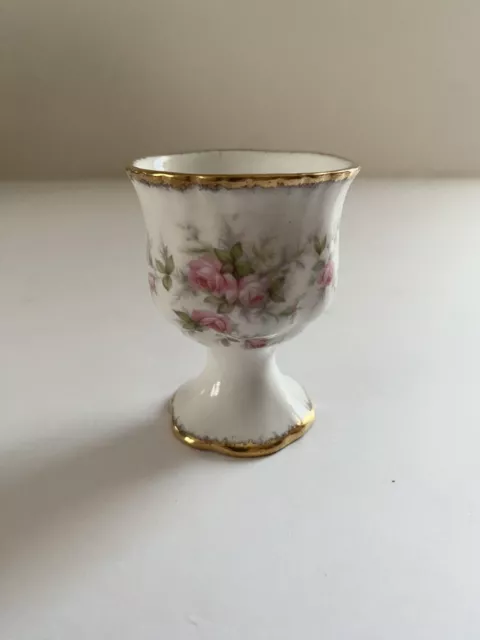 Paragon Fine Bone China England Antique Vintage Egg Cup Holder Gold Trimming