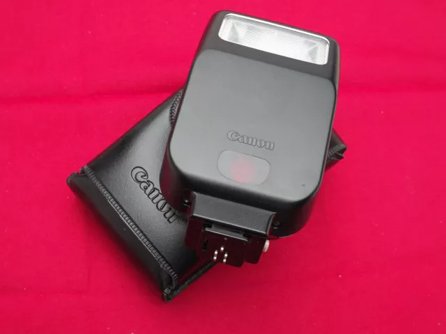 Canon Speedlite 200E Electronic Flash Unit - Tested Working W/ Case