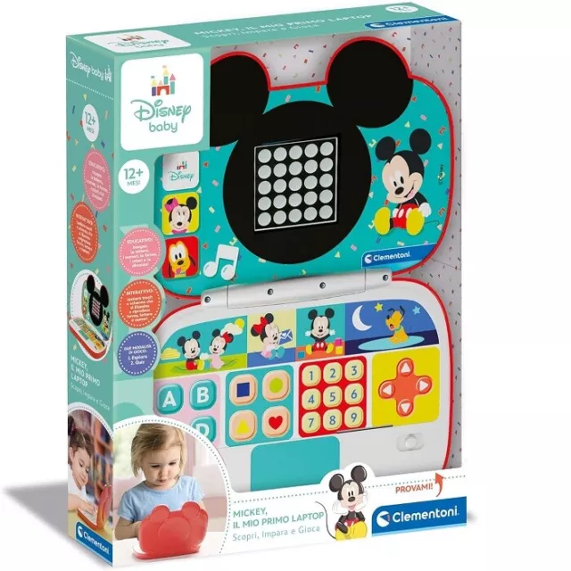 Clementoni Disney Baby Mickey Il Mio Primo Laptop Educativo