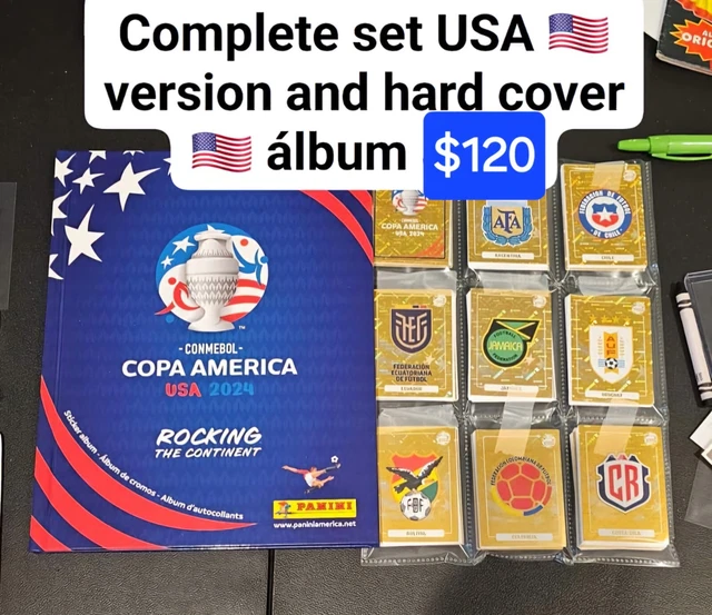 USA VERSION 2024 Panini Copa America USA Complete Set 430 Stickers ...
