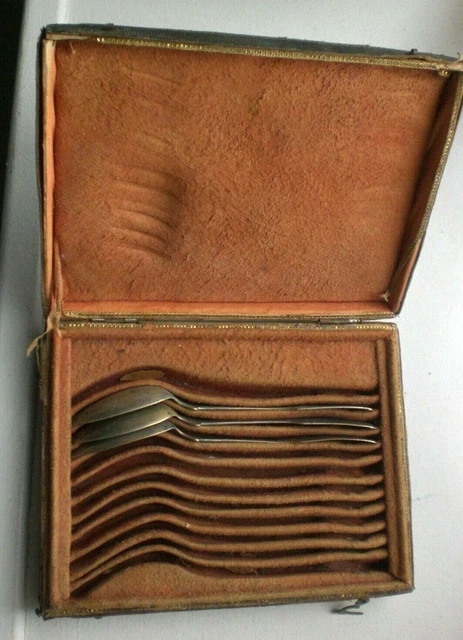 ANCIEN COFFRET NÉCESSAIRE Manucure Années1920 environ_ argenté EUR