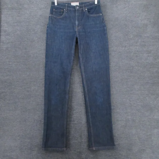 Everlane Jeans Womens 28 The High Rise Straight Jean Dark Wash Blue