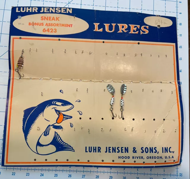 Vintage Luhr Jensen Display FOR SALE! - PicClick