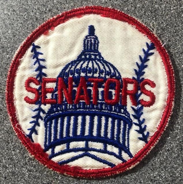 1960'S Era Washington Senators Mlb Baseball Vintage 3.75" Round Team Logo Patch