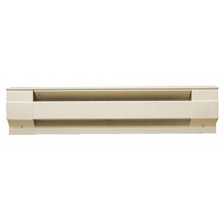 CADET 4F1000-1A Elec Heater,4ft.,1000W,120V,No Stat,Almd