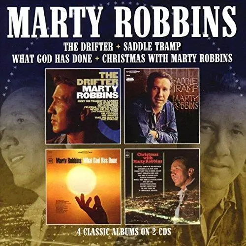 Marty Robbins - Der Drifter/Satteltramp/Was Gott getan hat/Weihnachten mit (NEU 2CD)
