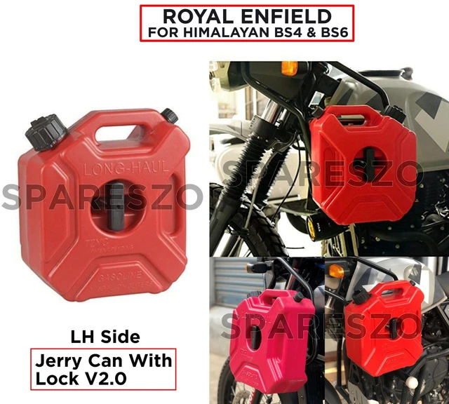 ROYAL ENFIELD HIMALAYAN BS4 & BS6 "Jerry Can/Lock V2.0" LH/ Express