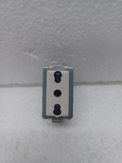 VENUS MAGIC PRESA BIPASSO 10/16A 250v COMPATIBILE BTICINO 5180 - Foto 10