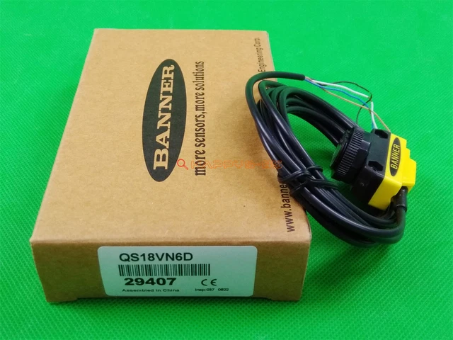 Eins Neu BANNER Corp Engineering QS18VN6D Lichtschranke Sensor