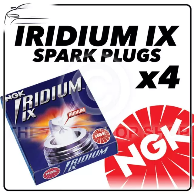 4x NGK SPARK PLUGS Part Number BR10EIX Stock No. 6801 Iridium IX New Genuine