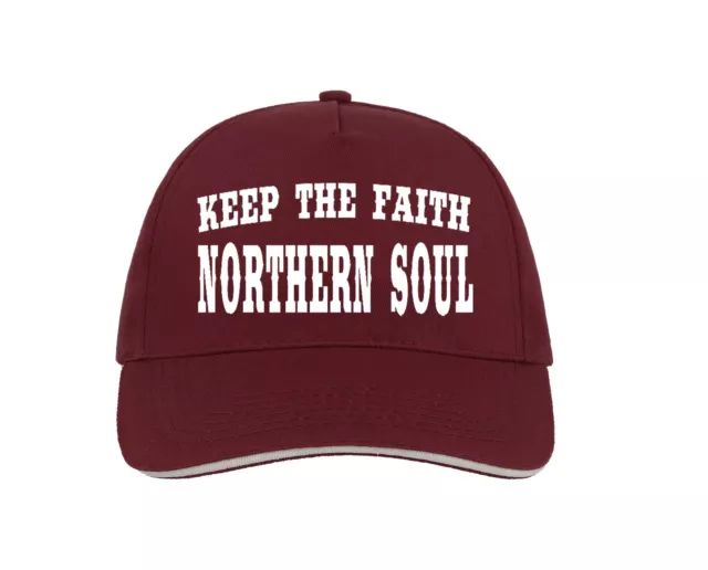 Northern Soul Music Baseball Hat Cap Gift Present Motown Keep The Faith Hat Cap